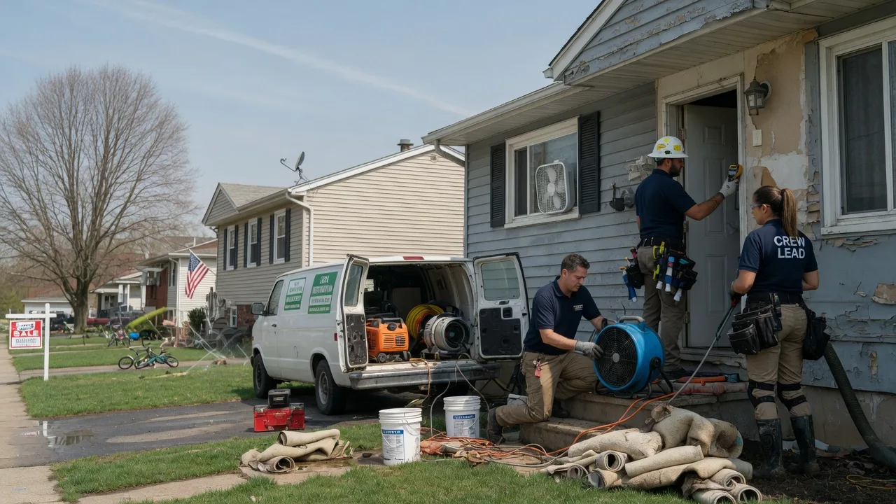 Flood Cleanup in Curwensville, PA near me