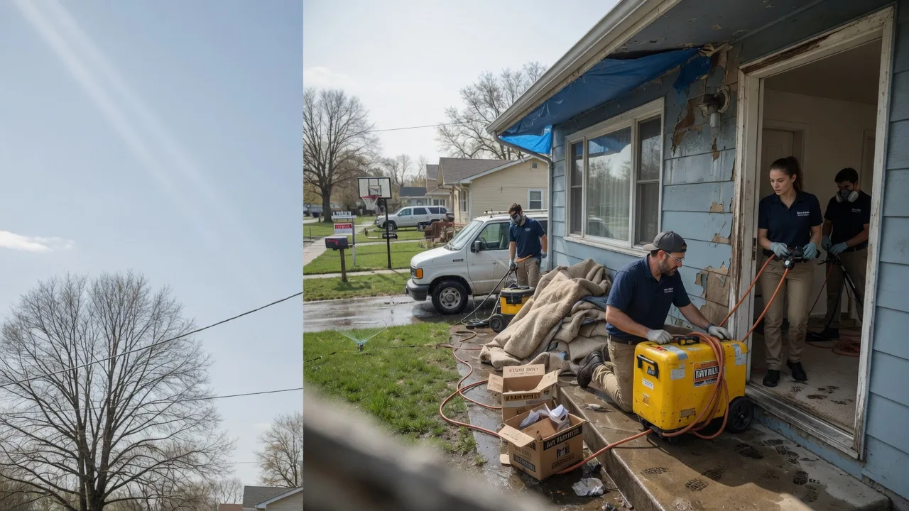 Basement Flood Cleanup in Curwensville, PA near me